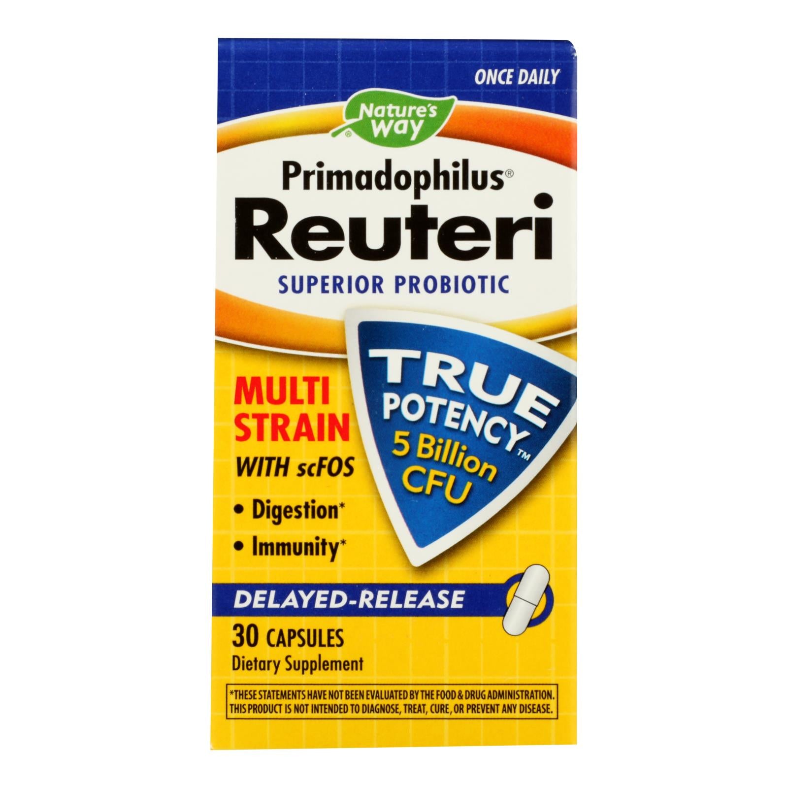 Nature's Way Dietary Supplement Primadophilus Reuteri Capsules  - 1 Each - 30 VCAP