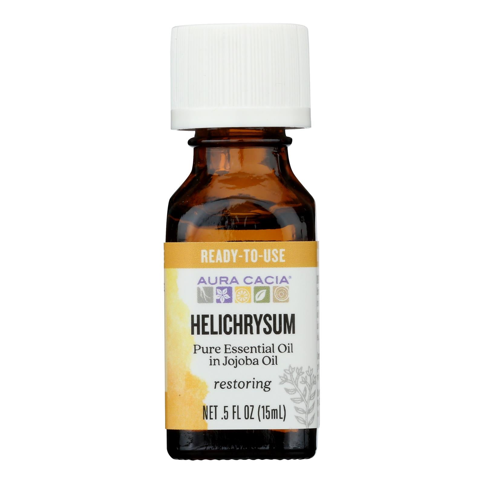 Aura Cacia - Helichrysym in Jojoba Oil - 0.5 fl oz