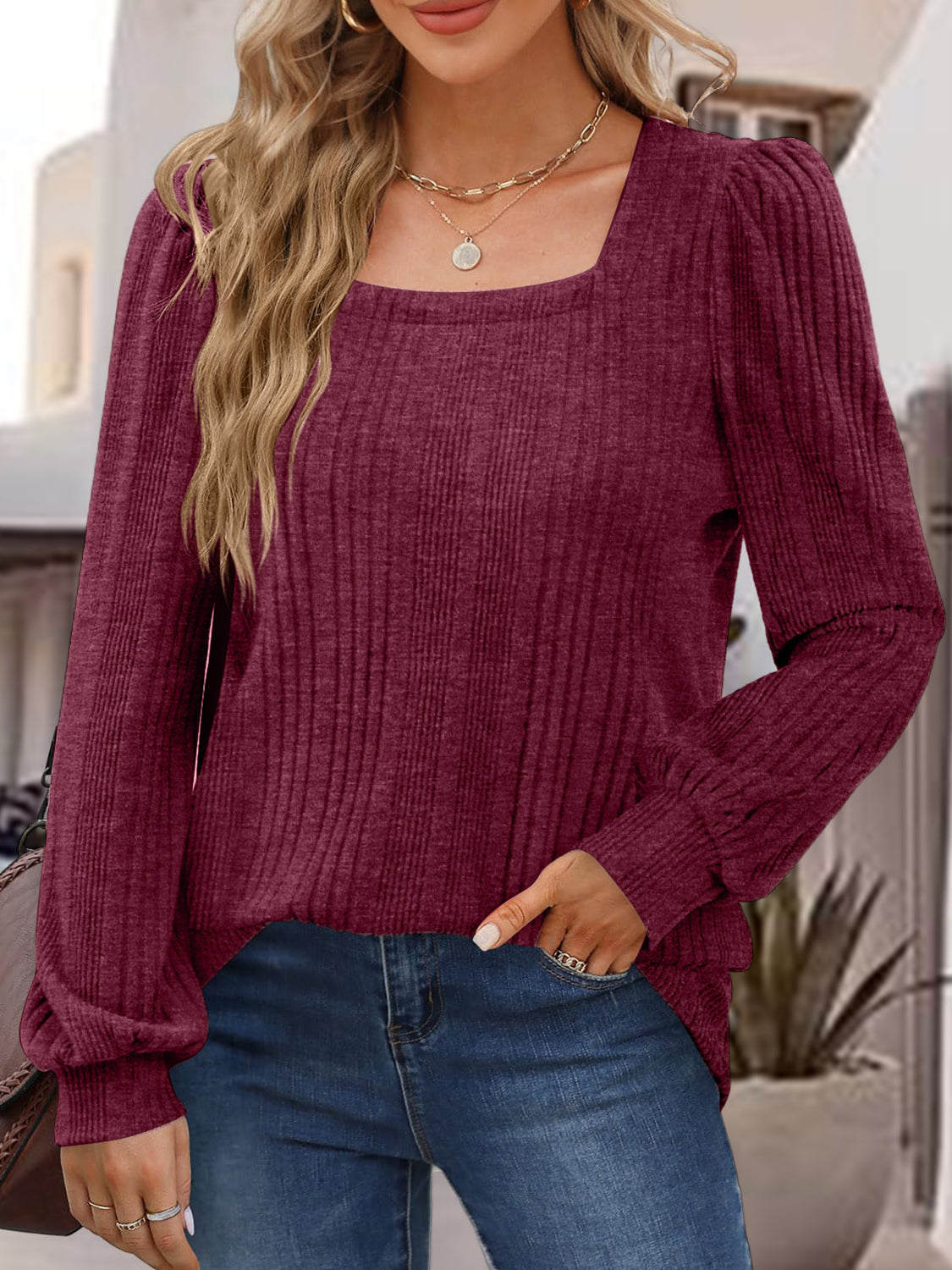Burgundy / S