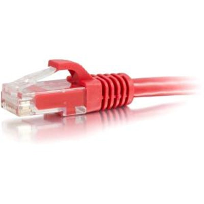 3-Foot Snagless Cat6 Ethernet Cable - 550MHz High-Speed Network Cable for Data, Voice & Video in Red
