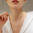 1.2 Carat Moissanite Necklace in 925 Sterling Silver | D Color VVS1 Clarity, Elegant Design - Store 42