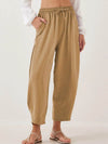 Full Size Drawstring Cropped Jogger Pants Plus Size - Store 42