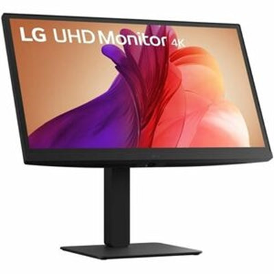 LG 27" 4K UHD IPS Monitor, 3840x2160, HDMI & DP, Tilt, Height Adjust, 98% sRGB, VESA Mount