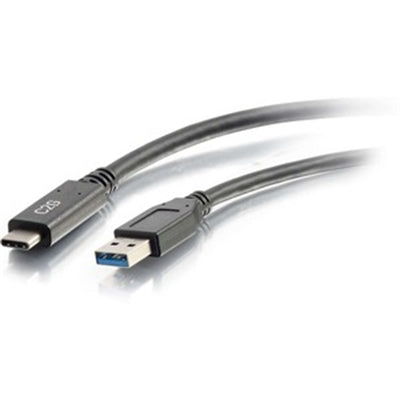 3Ft USB 3.0 Type C to USB A Cable - High-Speed Data Transfer & Durable Black Design