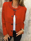 Full Size Button Up Long Sleeve Cardigan Plus Size - Store 42