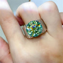 10 Carat Moissanite 925 Sterling Silver Signet Ring - Store 42