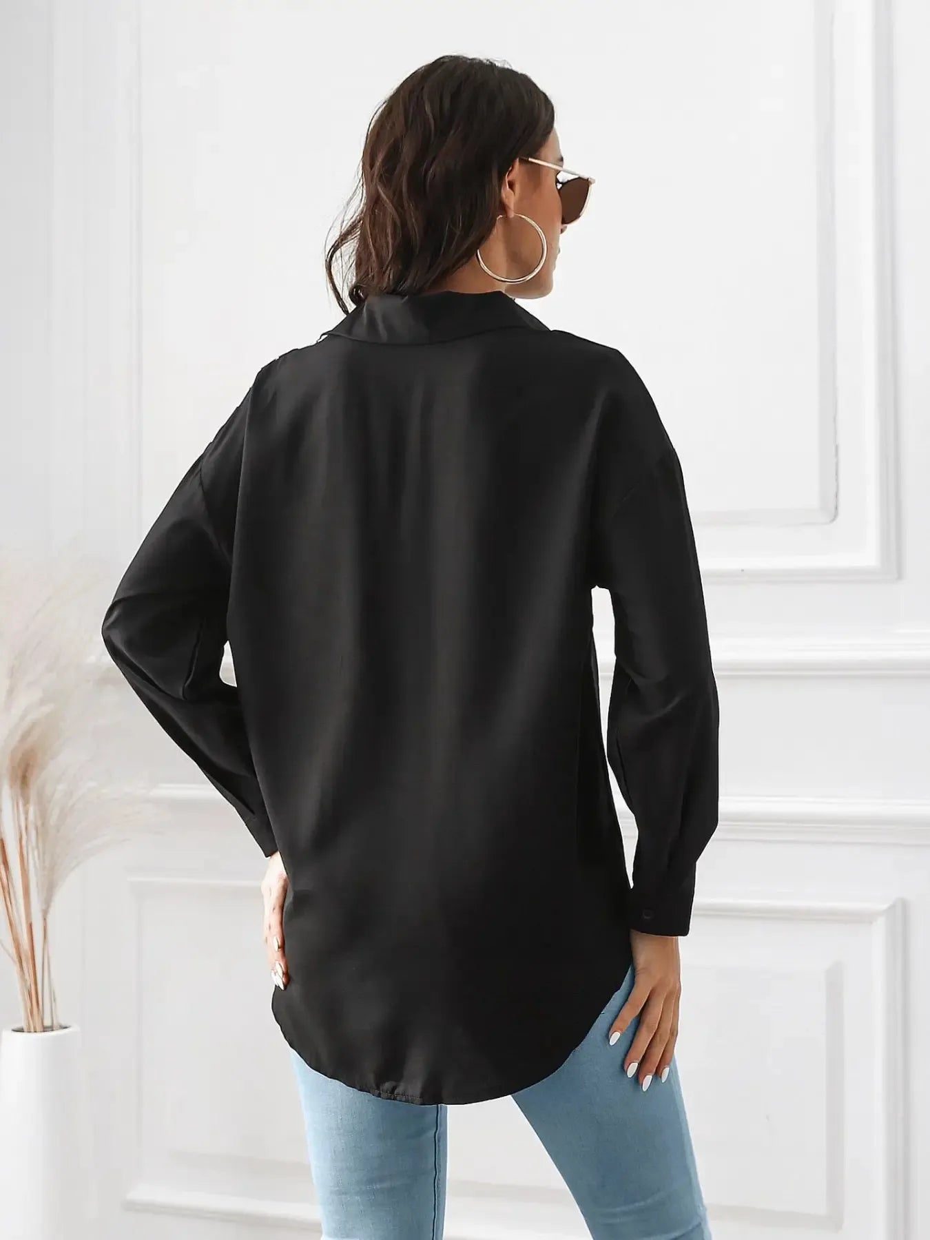Checkered Pattern Long Sleeve Shirt