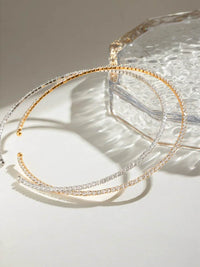 Elegant 18K Gold-Plated Stainless Steel Necklace with Zircon Inlay - Timeless Jewelry Piece - Store 42