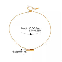 Elegant 18K Gold-Plated Pendant Necklace with Rhinestones - Adjustable Length Options - Store 42