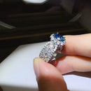 1 Carat Moissanite Zircon 925 Sterling Silver Ring - Store 42
