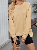 Round Neck Long Sleeve Sweatshirt