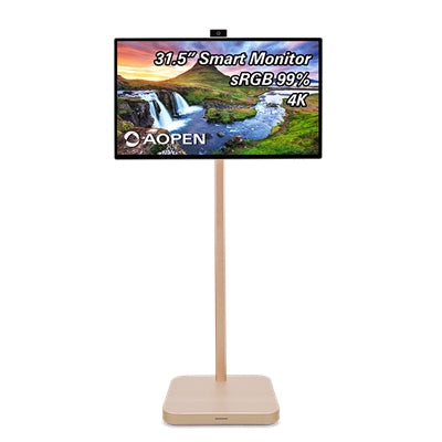 Acer Aopen S1 31.5" Touchscreen Monitor, 4K VA Display, Android, 8GB RAM, Rose Gold