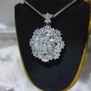10 Carat Moissanite Necklace in 925 Sterling Silver with Certificate of Authenticity - Store 42