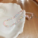 15-Inch Titanium Steel Rice Bead Necklace with 3.3-Inch Extension for Unique Style - Store 42
