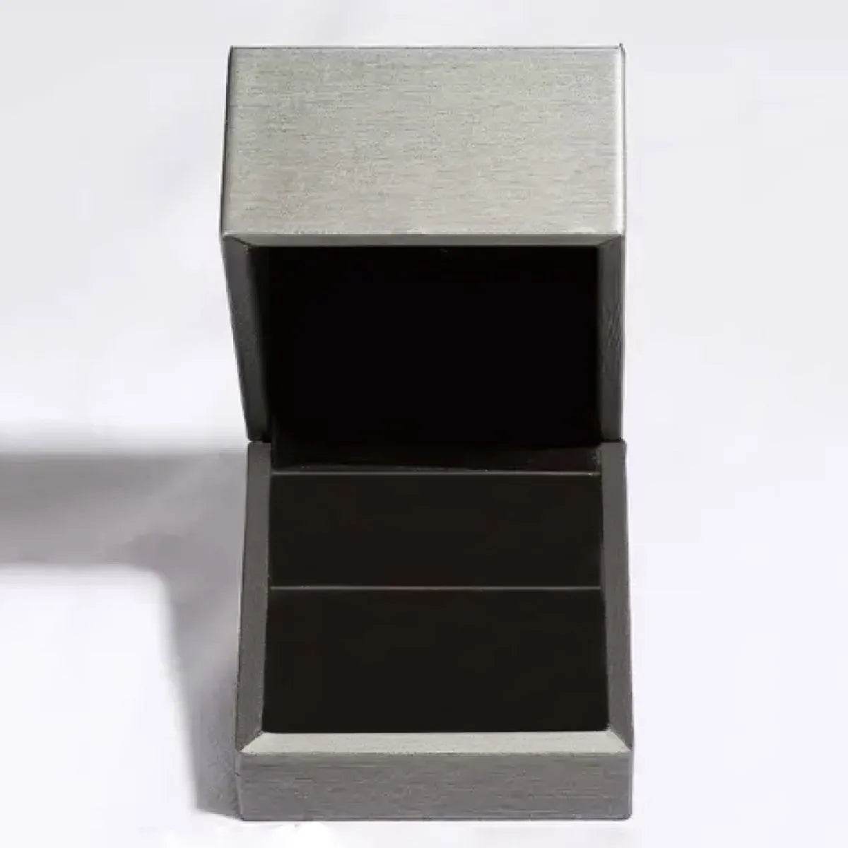Elegant 925 Sterling Silver Zircon Ring with 18K Gold-Plated Finish - Gift Box Included - Store 42