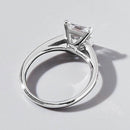 Elegant 925 Sterling Silver Zircon Ring - Platinum-Plated & Durable Jewelry - Store 42