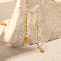 Bohemian Sun Charm Beaded Stainless Steel Necklace - Store 42