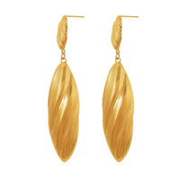 18K Gold-Plated Stainless Steel Dangle Earrings - Elegant and Durable Jewelry for Every Occasion - Store 42