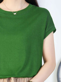 Round Neck Short Sleeve T-Shirt