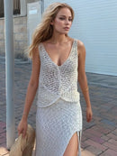 Crochet V-Neck Tank