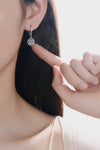 1 Carat Moissanite 925 Sterling Silver Drop Earrings - Store 42