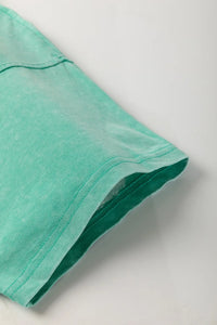 Round Neck Short Sleeve Tee Dress