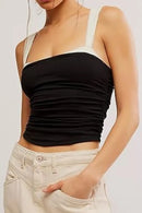 Square Neck Wide Strap Cami