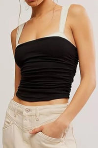 Square Neck Wide Strap Cami