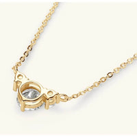 1.2 Carat Moissanite Necklace in 925 Sterling Silver | D Color VVS1 Clarity, Elegant Design - Store 42