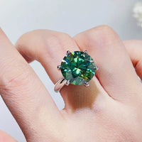 10 Carat Moissanite Engagement Ring in 925 Sterling Silver with Certificate & Matching Box - Store 42