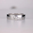 925 Sterling Silver Moissanite Ring Silver