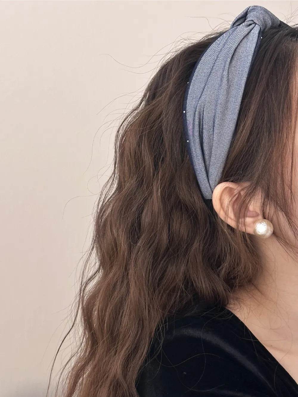 Trendy Knotted Polyester Wide Headband - Comfortable 2 Inch Width, Stylish & Versatile Accessory - Store 42