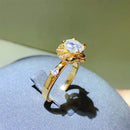 1 Carat Moissanite Zircon 925 Sterling Silver Ring - Store 42