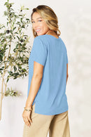 Basic Bae Bamboo Full Size Round Neck Short Sleeve T-Shirt Plus Size