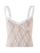 Frill Bow Lace Cami