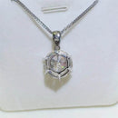10 Carat Moissanite 925 Sterling Silver Pendant Necklace - Store 42