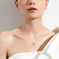 1 Carat Moissanite Necklace in 925 Sterling Silver - Stunning D Color & VVS1 Clarity - Store 42