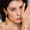 18K Gold-Plated Stainless Steel Dangle Earrings - Elegant and Durable Jewelry for Every Occasion - Store 42