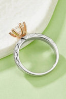 1 Carat Moissanite Ring in 925 Sterling Silver with Gift Box & Certificate - Store 42