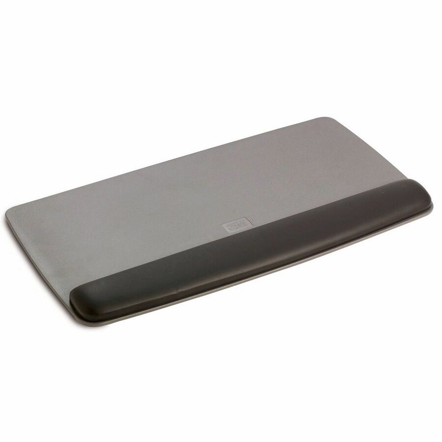 3M Antibacterial Gel Wrist Rest - Adjustable Tilt Design for Ergonomic Comfort, Black Leatherette