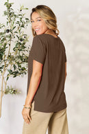 Basic Bae Full Size Round Neck Short Sleeve T-Shirt Plus Size