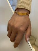 Elegant 18K Gold-Plated Stainless Steel Bracelet - Durable & Stylish Accessory - Store 42