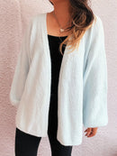 Open Front Long Sleeve Cardigan