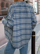 Plaid Button Up Long Sleeve Shirt