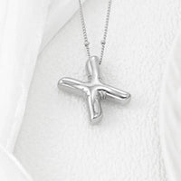 Elegant Copper Bubble Letter Pendant Necklace - Platinum-Plated, 17.7 in Chain Length - Store 42