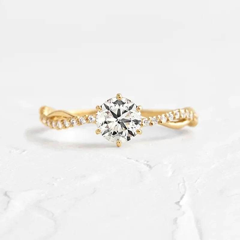 Elegant 925 Sterling Silver Ring with Inlaid Zircon – Luxury and Versatility for Every Occasion - Store 42
