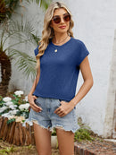 Round Neck Short Sleeve T-Shirt