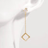 Elegant 925 Sterling Silver Inlaid Zircon Earrings | Hypoallergenic & Lightweight Design - Store 42