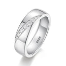 925 Sterling Silver Moissanite Ring