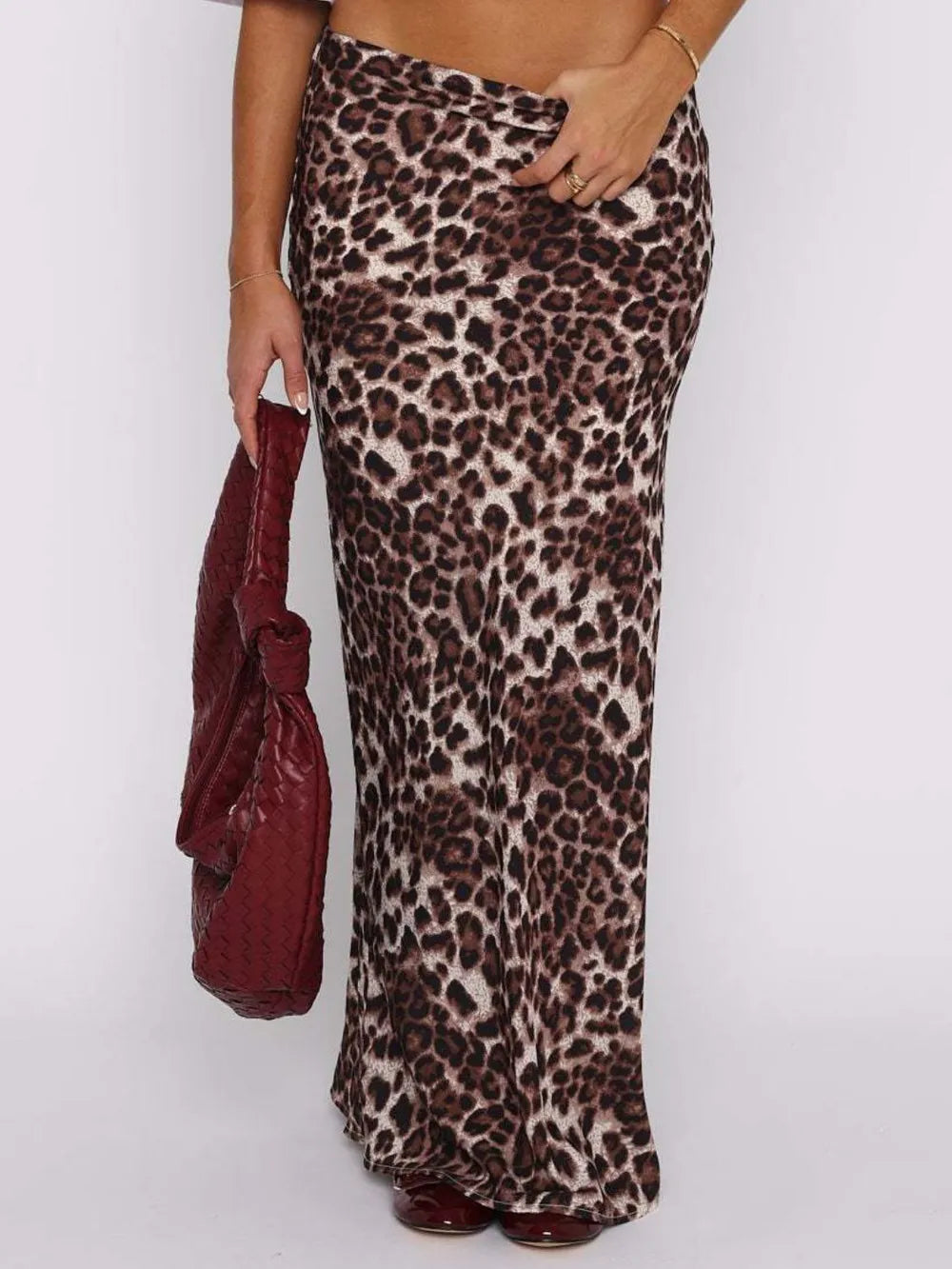 Leopard Maxi Skirt Leopard